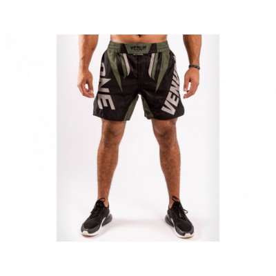 Шорти ММА VENUM One FC Impact Fightshorts S чорний/хакі (5247)