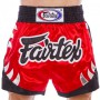 Шорты для тайского бокса и кикбоксинга FAIRTEX BS0611 M красный-черный