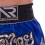 Шорти для тайського боксу та кікбоксингу Another Boxing Heroe 2346 розмір XL (50-52) Blue-Black-Silver