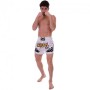 Шорти для тайського боксу та кікбоксингу Another Boxing Heroe 2342 розмір XL (50-52) White-Gold-Black