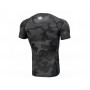 Рашгард PIT BULL All Black Camo Small Logo - Short Sleeves L чорний/камуфляж (5089)