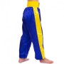 Штани для кікбоксингу дитячі MATSA KICKBOXING MA-6732 (синій-жовтий, 8 років, зріст 122 см)