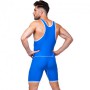Трико для боротьби борцівське трико Asics Heroe 7045 розмір XL (160см) Blue