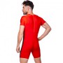 Трико для боротьби борцівське трико Zelart Heroe 0716 розмір 3XL (50-52) Red-Black