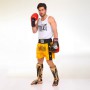 Шорти для тайського боксу та кікбоксингу Everlast Heroe 9005 розмір XL (50-52) Yellow-Black