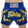 Шорти для тайського боксу та кікбоксингу FAIRTEX BS0664 L синій