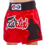 Шорти для тайського боксу та кікбоксингу FAIRTEX BS0638 M червоний