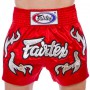 Шорти для тайського боксу та кікбоксингу FAIRTEX BS0665 M червоний