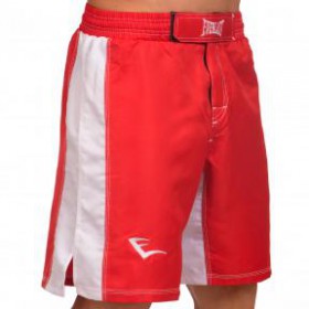 Шорти для змішаних єдиноборств ММА ELS CO-3647 XL червоний-білий