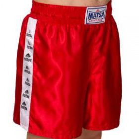 Шорти для самбо MA-5311 (поліестер, р-р (160см, червоний))