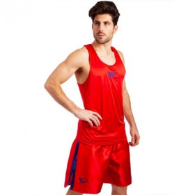 Форма для боксу боксерська форма двостороння Everlast 6010 розмір L (48-50) Red-Blue