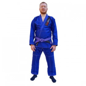 Кімоно для Бразильського Джиу-Джитсу FirePower NEW 3.0 (А3) Синій з білим