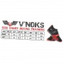 Кросівки V`Noks Boxing Edition New V`Noks 41 Чорно-червоний (37349032)