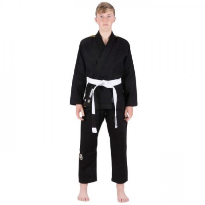 Кімоно дитяче для Бразильського Джиу-Джитсу Tatami Fightwear Kids Nova Absolute (M4) Чорне