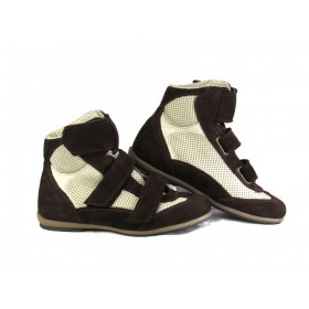 Боксерки короткі дитячі, взуття для боксу KROK SPD 12, 29 розмір,коричневі, 12.29