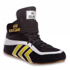 Борцовки замшеві OB-4858 Zelart 39 Чорний (37363038)