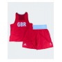 Форма для занять боксом Olympic Man GBR шорти+майка ADIDAS ADIAIBA20TM червона S