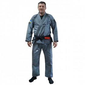 Кімоно для Бразильського Джиу-Джитсу FirePower Ultralight Travel RipStop Сіре (A2)