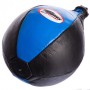 Груша пневматична краплеподібна підвісна шкіряна Twins Small Ball My Fit SPL020B Blue-Black