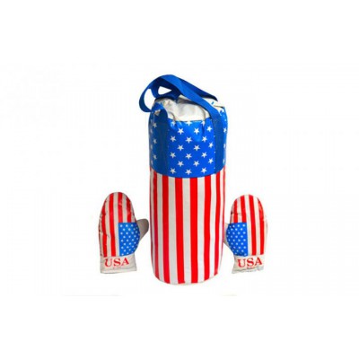 Дитячий боксерський набір Америка Danko Toys БОЛ з рукавичками (L-USA00001111)