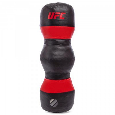 Для боксу Мішок боксерський для греплінга UFC (UHK-75103) Висота 119см Чорний-червоний (MA01966)