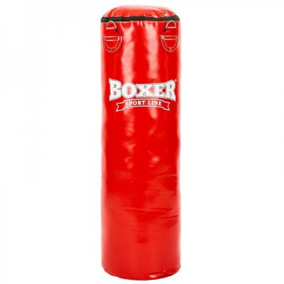 Для боксу Мішок боксерський Циліндр BOXER (1003-04) Висота 80см Червоний (MA01743)