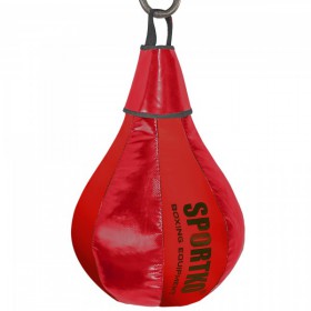 Для боксу Груша боксерська підвісна SPORTKO (GP-1) 50x24см Червоний (MA01147)