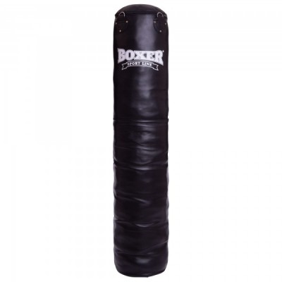 Для боксу Мішок боксерський Циліндр BOXER (1001-012) Висота 160см Чорний (MA01715)
