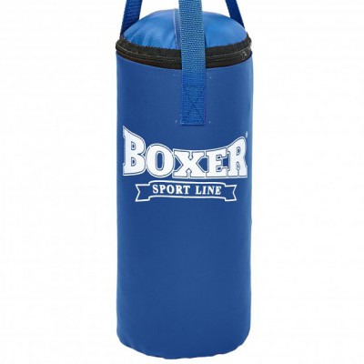 Мішок боксерський Сувенірний BOXER 1008 Матеріал: кожвініл Габаритні розміри: висота 35см d-18см Колір: Синій Відмінна груша,