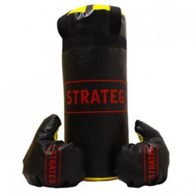 Боксерська груша Strateg Elite Sport, середня, 46*18 см, (2021S)