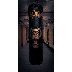 Боксерський мішок груша BIG MONKEY кірза 1.2 м чорний