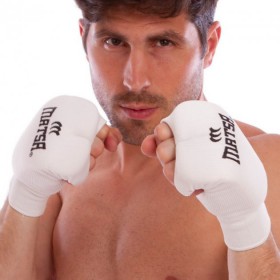 Рукавички для карате накладки карате Matsa Heroe 0009-W White розмір L