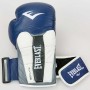 Рукавички для боксу та єдиноборств EVERLAST шкіряні 6759-1 Blue-White 12 унцій