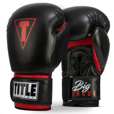 Боксерські рукавички TITLE Big League XXL Bag Gloves (20oz) Чорні