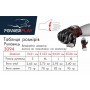 Рукавички шингарди PowerPlay 3094 Чорні L