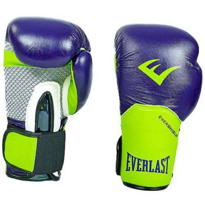 Рукавички боксерські Pro Style Elite BO-5228 Everlast 10oz Синьо-салатовий (37409009)