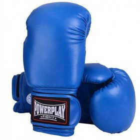 Боксерські рукавички 3004 Power Play 18oz Синій (37228004)