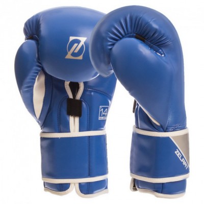 Боксерські рукавички Zelart Boxing Classic Blue [12ун.]