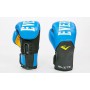 Рукавички для боксу та єдиноборств EVERLAST шкіряні 6757 Blue-Black 12 унцій