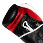 Боксерські рукавички TITLE GEL E-Series Boxing Gloves (XXL) Чорні з білим і червоним