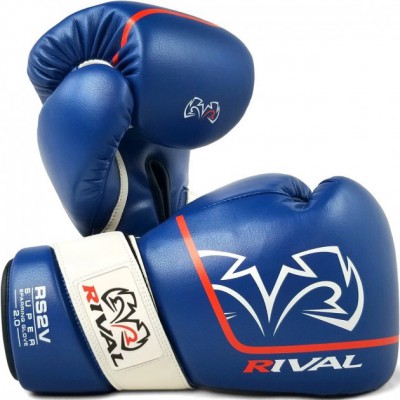 Боксерські рукавички RIVAL RS2V SUPER SPARRING GLOVES 2.0 синій 18 oz