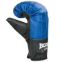 Снарядні рукавички тренувальні кожвініл Boxer 2015 Blue-Black розмір L