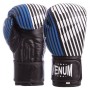 Рукавички для боксу та єдиноборств Venum Pro шкіряні 6737 White-Blue-Black 12 унцій