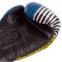 Рукавички для боксу та єдиноборств Venum Pro шкіряні 6737 White-Blue-Black 12 унцій