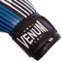 Рукавички для боксу та єдиноборств Venum Pro шкіряні 6737 White-Blue-Black 12 унцій