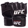 Рукавички для боксу Рукавички для змішаних єдиноборств MMA шкіряні UFC Pro (UHK-69908) S Чорний (MA02166)