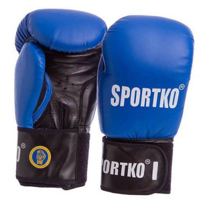 Рукавички боксерські SP-4705 Sportko 10oz Синій (37451033)