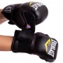 Рукавички для змішаних єдиноборств MMA EVERLAST BO-4612 (р-р S, чорний)