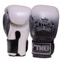 Рукавички боксерські шкіряні Super Star TKBGSS-01 Top King Boxing 10oz Чорно-срібний (37551042)