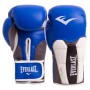 Рукавички для боксу та єдиноборств EVERLAST Champ шкіряні 6759 Blue-White 12 унцій